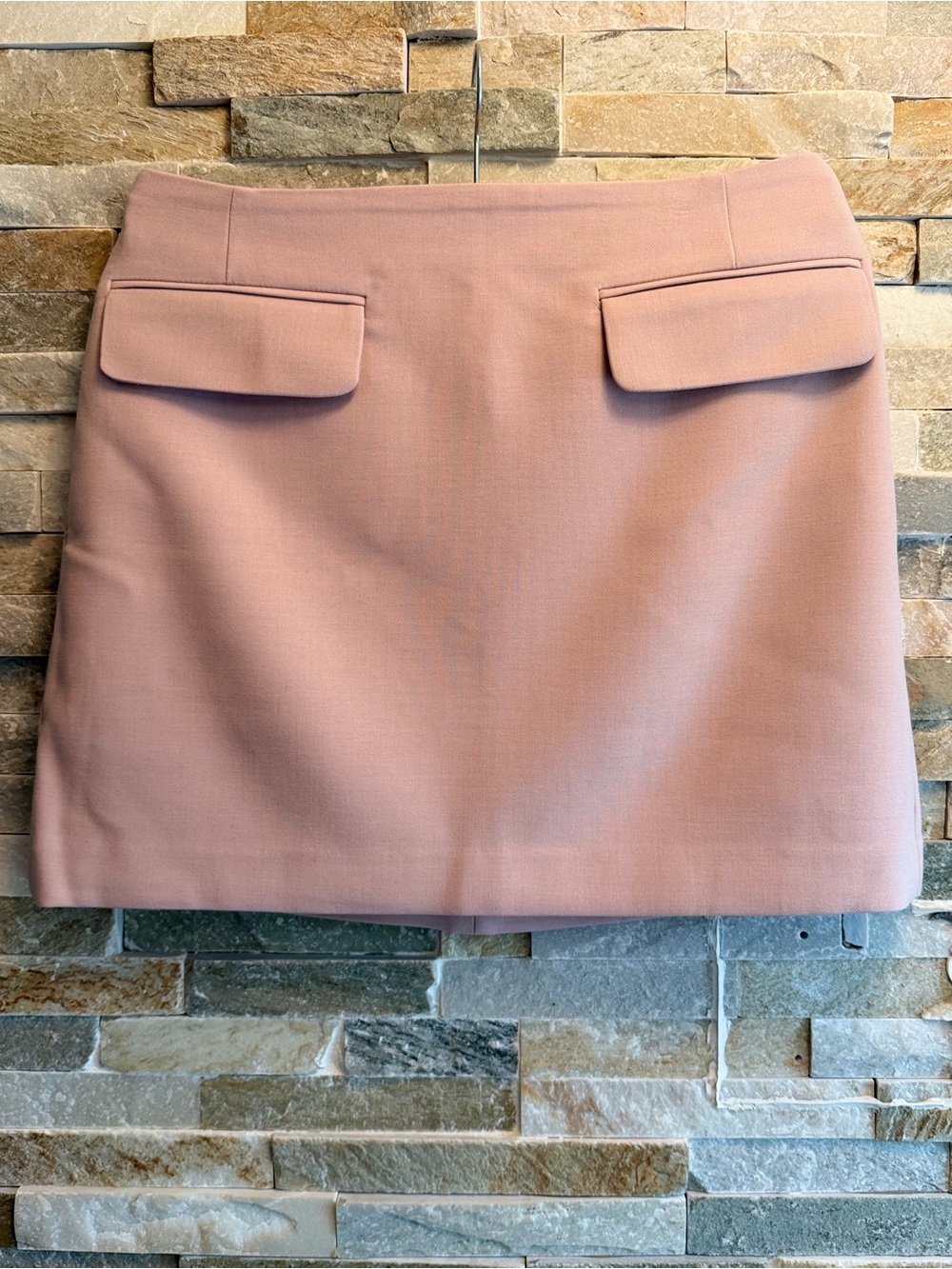 Banana Republic Women’s Pink Mini Skirt with Flap Pockets